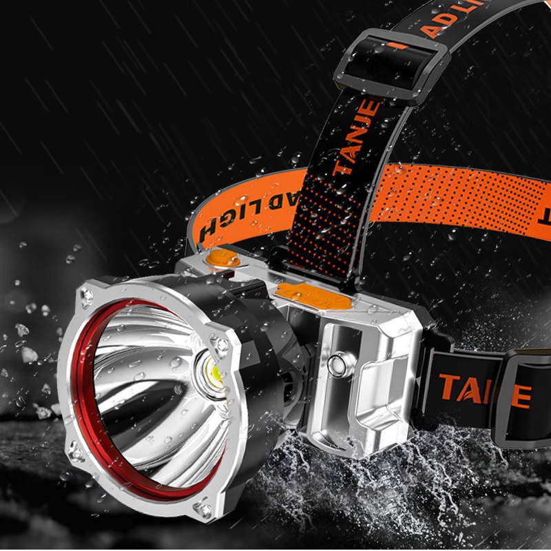 Đèn LED Đeo Đầu Siêu Sáng Chống Thấm Nước Kèm Sạc USB Tiện Dụng Chất Lượng Cao