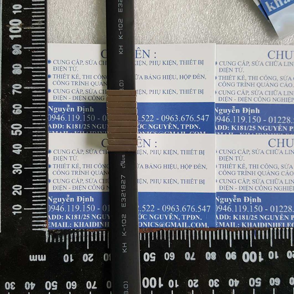 2 cục NAM CHÂM 15x6x3mm HÚT ỐC, VÍT SIÊU MẠNH 1 VIÊN + DÂY CO, NHIỆT kde3590