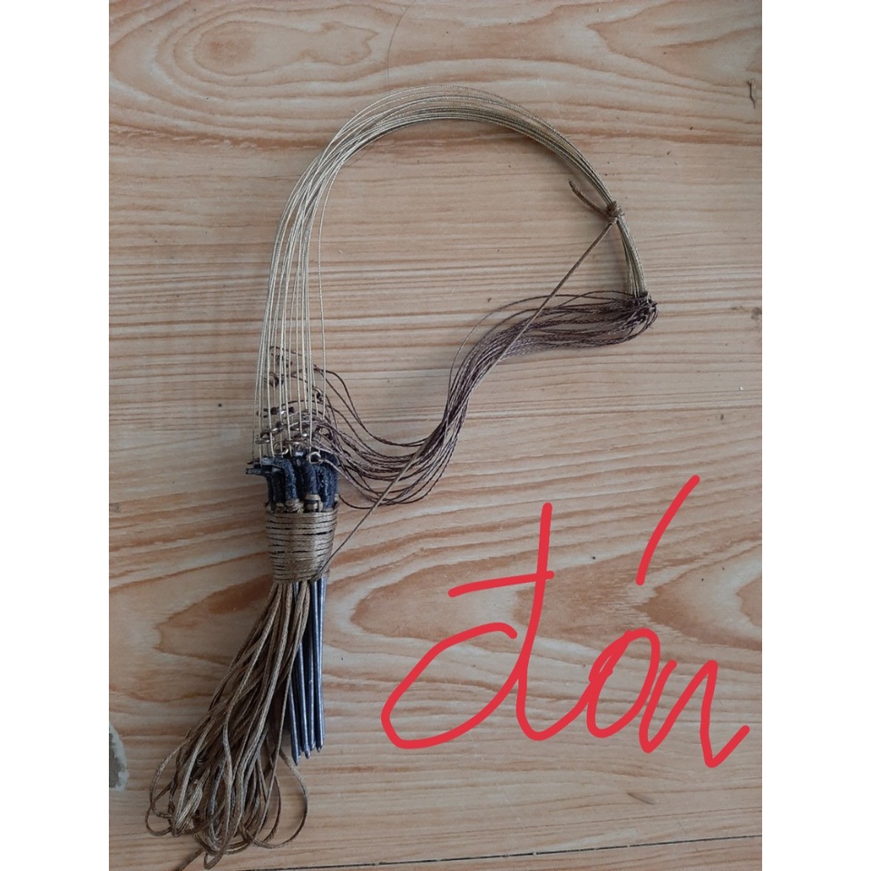 Giò gà Đón chân thép 1 bộ 20 chân   chân thép , độ dài chân 11cm , bộ chiều dài giăng ra 2 mét