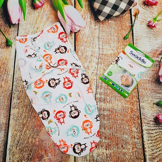 Ủ Kén Cotton Sơ Sinh SwaddleMe Mềm Mại, Không Hầm Bí Chống Giật Mình Dùng Cho Bé