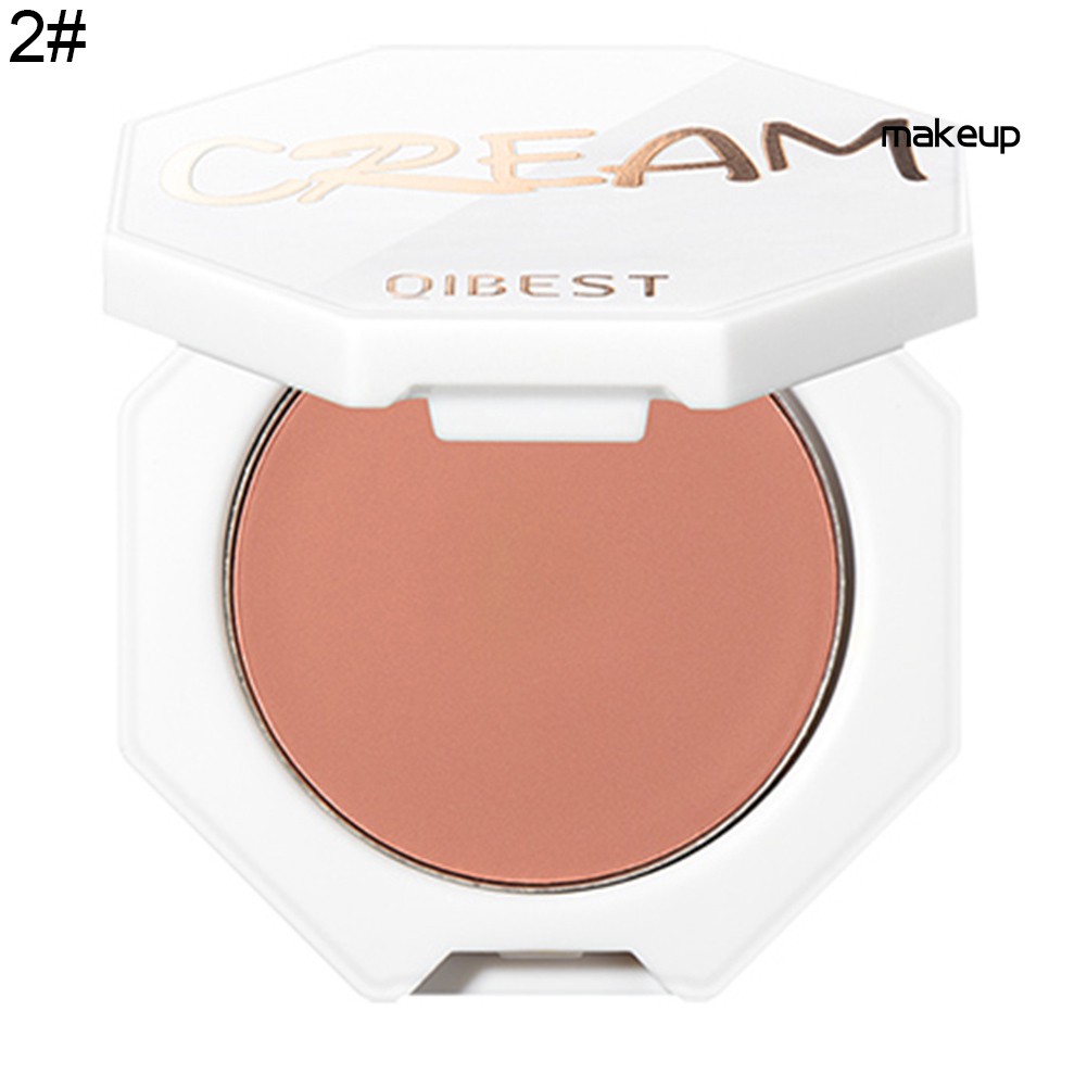 [Hàng mới về] Phấn Đánh Má Hồng Dưỡng Ẩm Trang Điểm Tự Nhiên Qibest Cream | BigBuy360 - bigbuy360.vn
