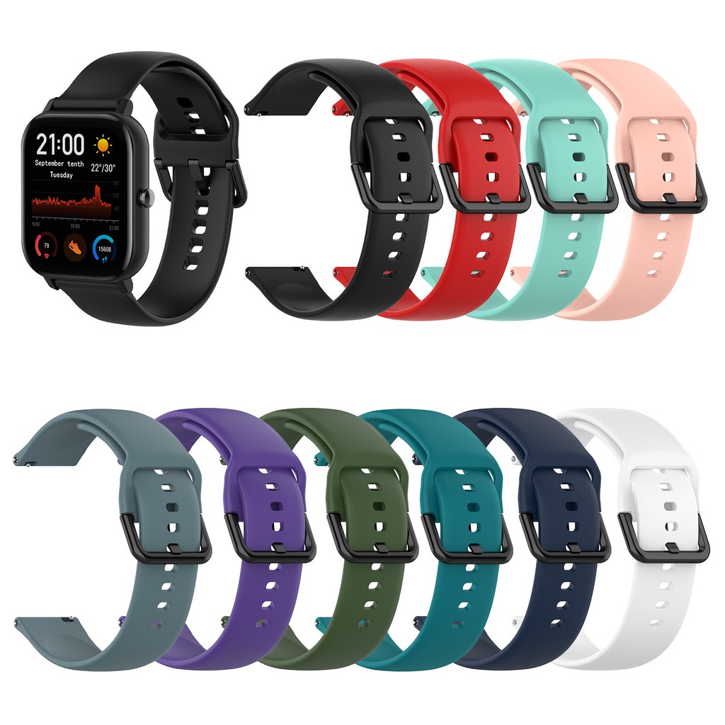 Dây Đeo Thay Thế Cho Amazfit Bip U / Bip S / Bip Lite / Pop Pro / Gts 2 Mini 2e Gtr 42mm