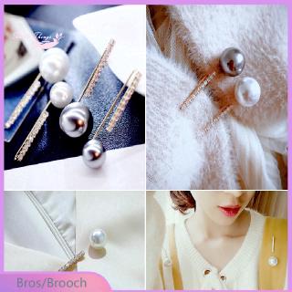 Pearl Brooch Diamond Brooches Korean Brooch Women‘s  Fashion Accessories