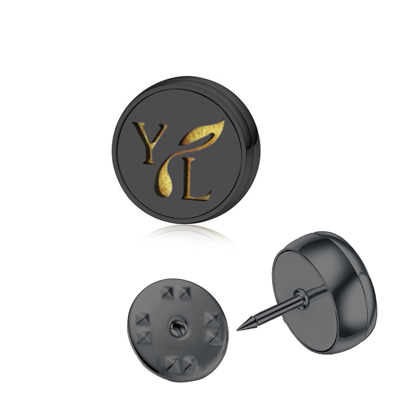 Khóa Kẹp Đeo Khẩu Trang 12mm Màu Đen Tinh Khiết Kèm 10 Miếng Lót