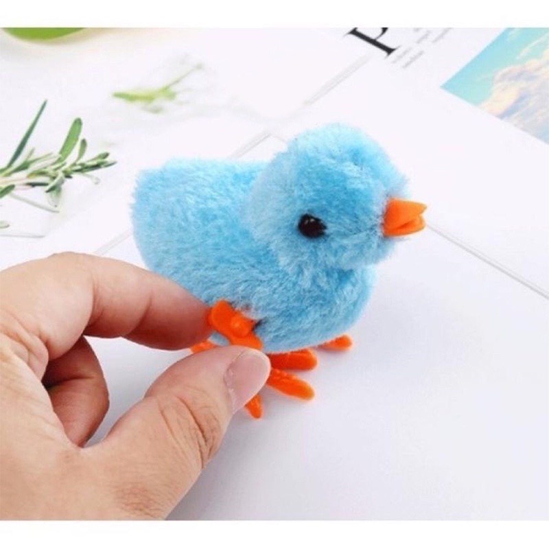 Gà con vặn cót biết nhảy vui nhộn cho bé, đồ chơi gà vặn cót nhiều màu sắc
