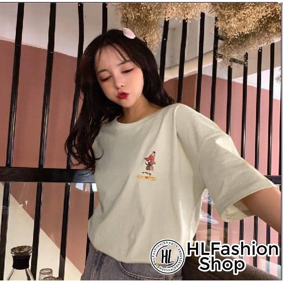 Áo thun tay lỡ form rộng Goodnight siêu đẹp, áo phông in HLFashion