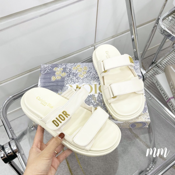 Dép Lê Dior 2 Quai Chất Mềm Siêu Xinh Hàng Chuẩn Loại 1 Fullbox