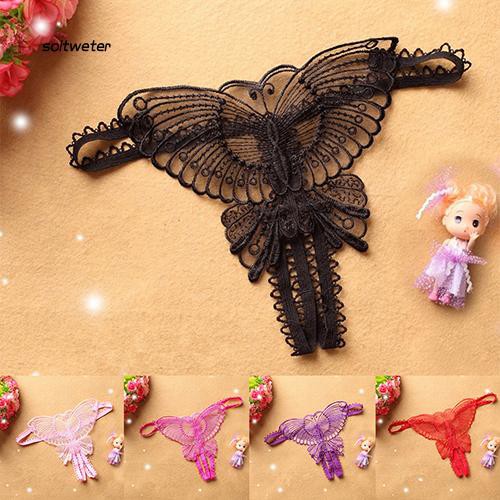 Quần lót lọt khe nữ dạng dây thiết kế hình bướm quyến rũ thời trang