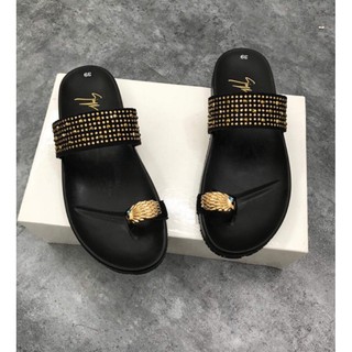 Dép nam Sandal xỏ ngón đính đá siêu cấp