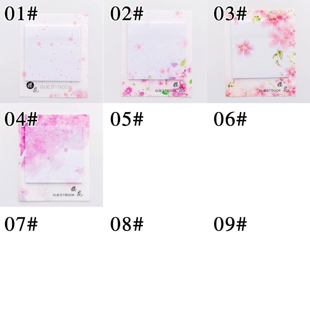 Cherry Blossoms
Stickers Sticky Notes
Small Fresh Note Book