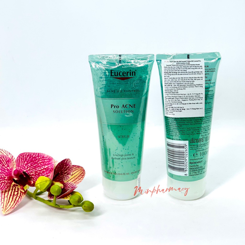 Tẩy tế bào chết ngăn ngừa mụn EUCERIN PRO ACNE SCRUB 100ml-Minpharmacy