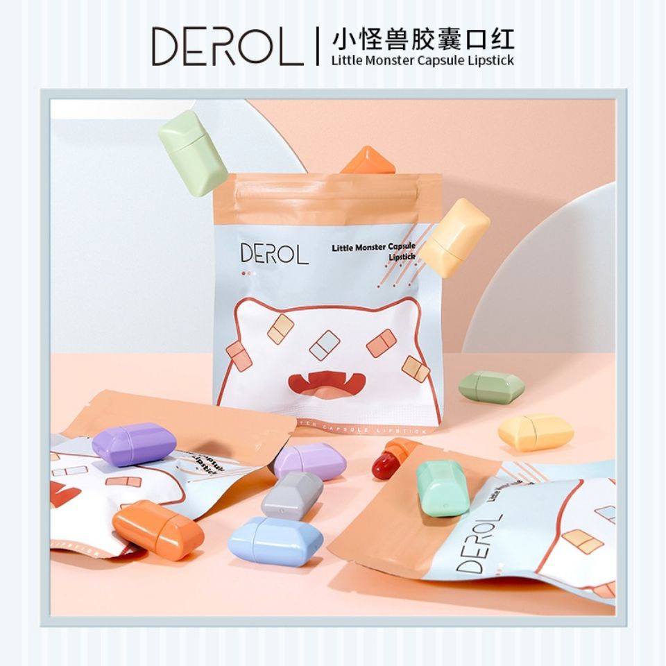 (Hàng Mới Về) Son Môi Derol Màu Sắc Ngọt Ngào Dễ Lên Màu