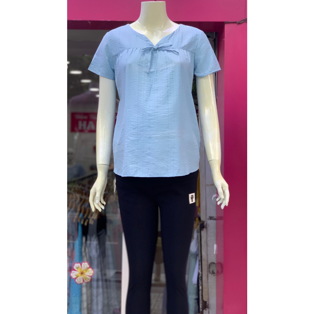 [HANNA] Áo bầu công sở dễ thương cho mẹ trẻ, có size 85kg, vải lụa cao cấp thoáng mát không nhăn thấm mồ hôi tốt