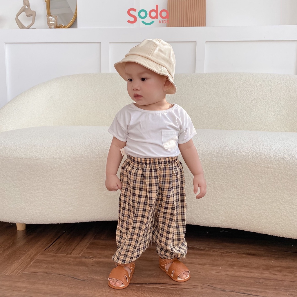 Quần bom cho bé SODA KIDS thô cotton mềm mát nhiều màu