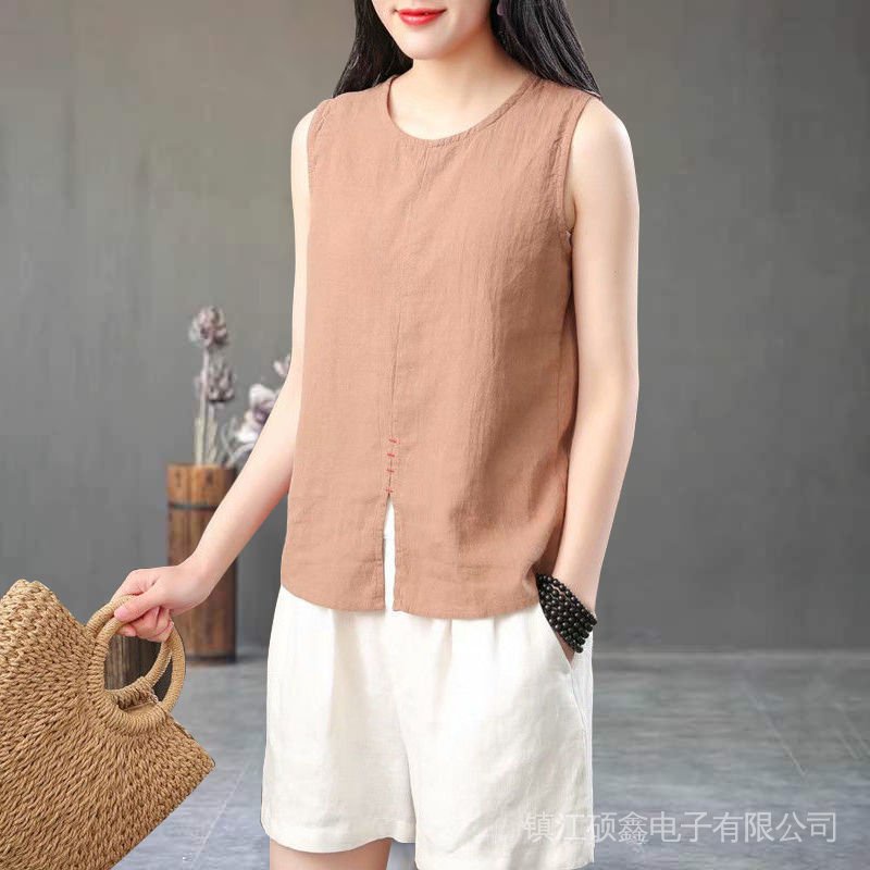 Áo Sát Nách 100% Cotton Form Rộng Mẫu Mới Dễ Phối Đồ Cho Nữ