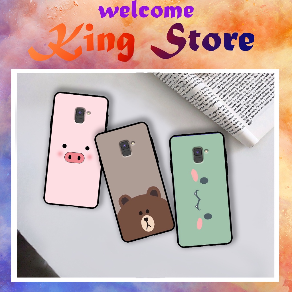 Ốp lưng Samsung A6-2018/A6 Plus/A8-2018/A8 Plus in hình ngộ nghĩnh_KINGSTORE.HN_Ốp SS A6/A6 Plus /A8 /A8 Plus