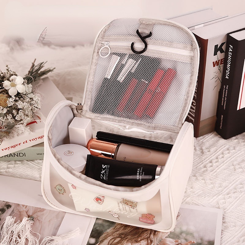 Túi Đựng Mỹ Phẩm Chất Liệu tpu Trong Suốt Chống Thấm Nước Mang Đi Du Lịch