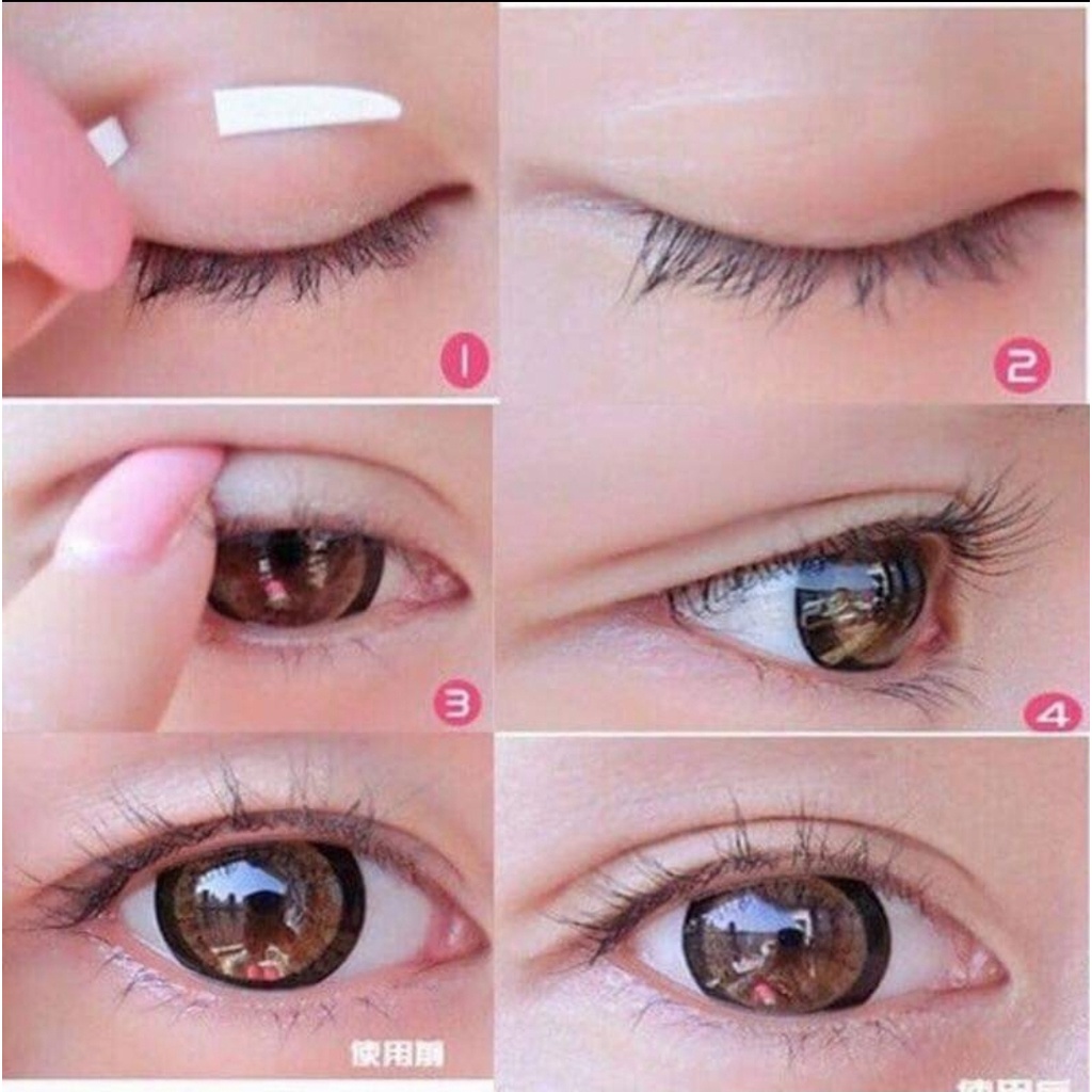 Kích Mí 2 Mặt KELI Mon Beauty Miếng Dán Kích Mí Định Hình Tự Dính Tàn Hình Trong Suốt 120 Cặp 240 Mí