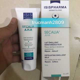 Kem giảm da khô dày sừng ISIS Secalia AHA 75ml