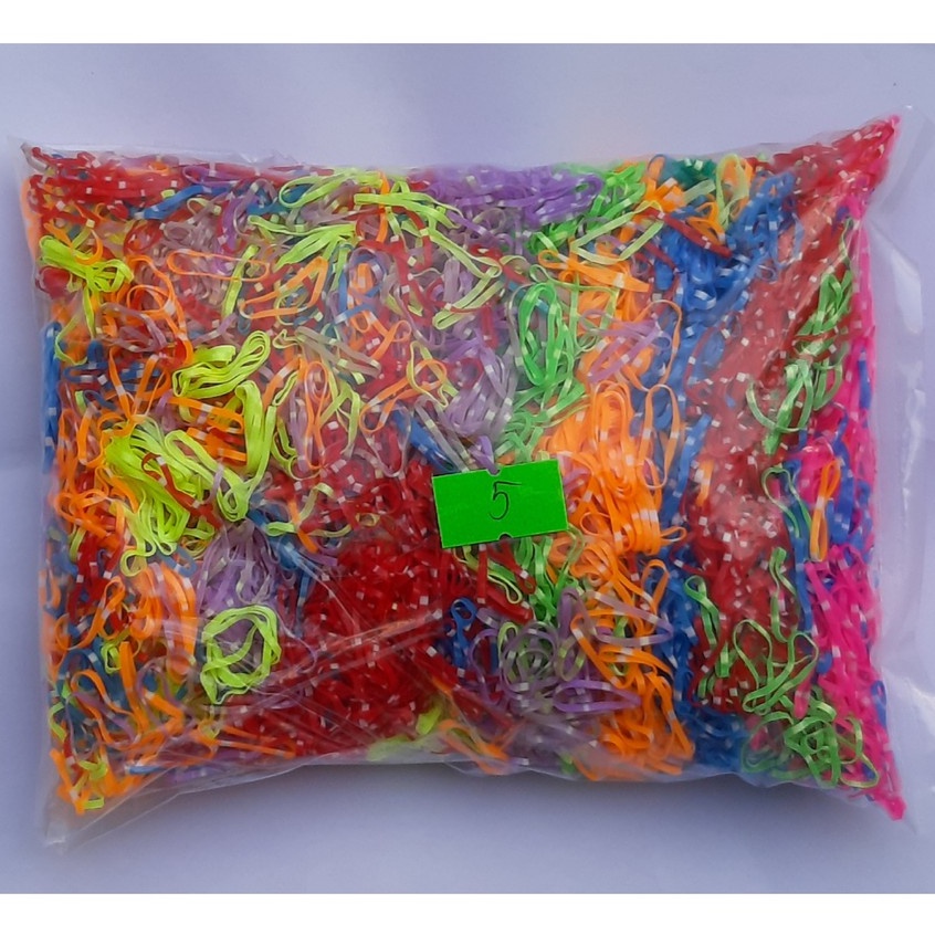 Túi 50g thun chun cột tóc cho bé gái dễ thương (nhiều màu#05)