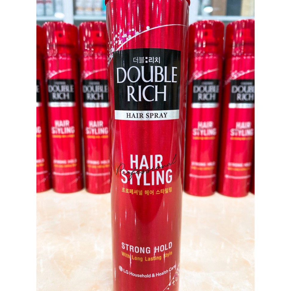 Keo xịt giữ nếp tóc Double Rich Hair Spray 170ml