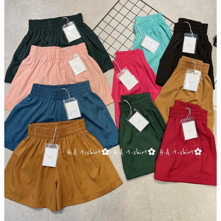 quần sooc lụa cạp chun (inbox chọn màu) | BigBuy360 - bigbuy360.vn