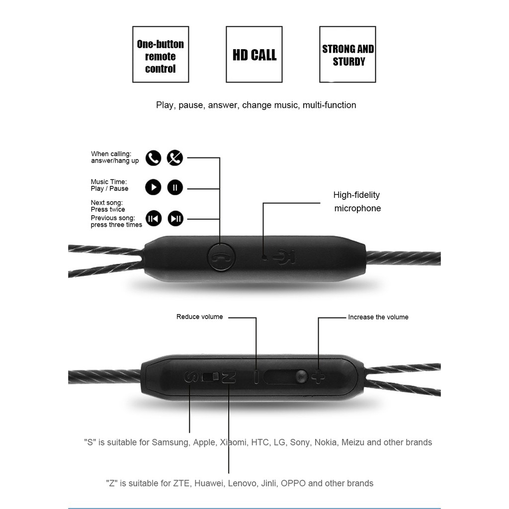 Tai nghe thể thao 3D cho điện thoại iPhone Android