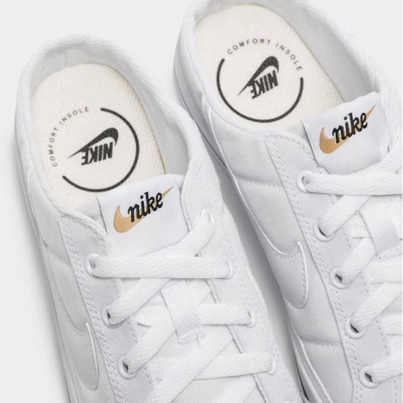 GIÀY THỂ THAO SNEAKER Nike court legacy mule white db3970-100