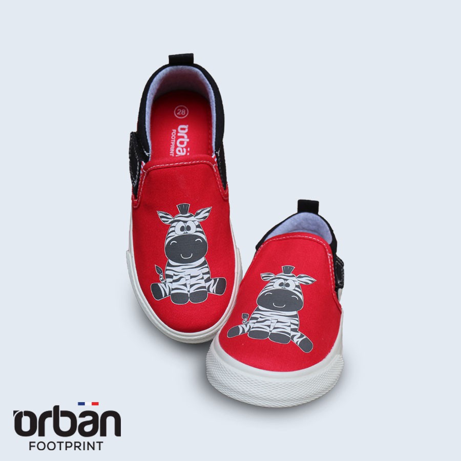 [Mã BMLTA50 giảm 10% đơn 99K] Giày Slipon bé trai Urban UB1902 đỏ