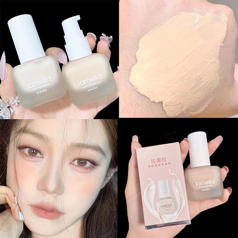 Kem Nền BB Dạng Lỏng LAMEILA Che Khuyết Điểm Chống Nước Chống Mồ Hôi Kiểm Soát Dầu