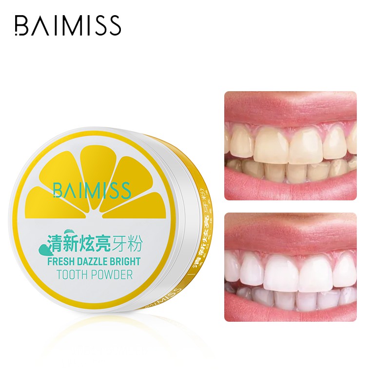 Bột đánh răng BAIMISS làm sáng răng 50g