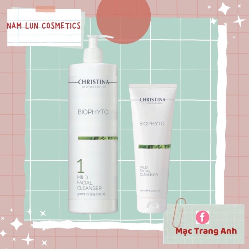Sữa Rửa mặt  Biophyto Mild Facial Cleanser