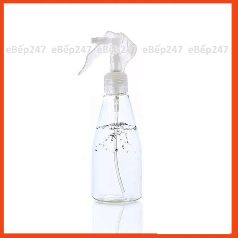 [Siêu rẻ+Freeship] Bình xịt phun sương làm bánh 200ml chất liệu cao cấp, trong suốt, có khoá hãm - eBếp247