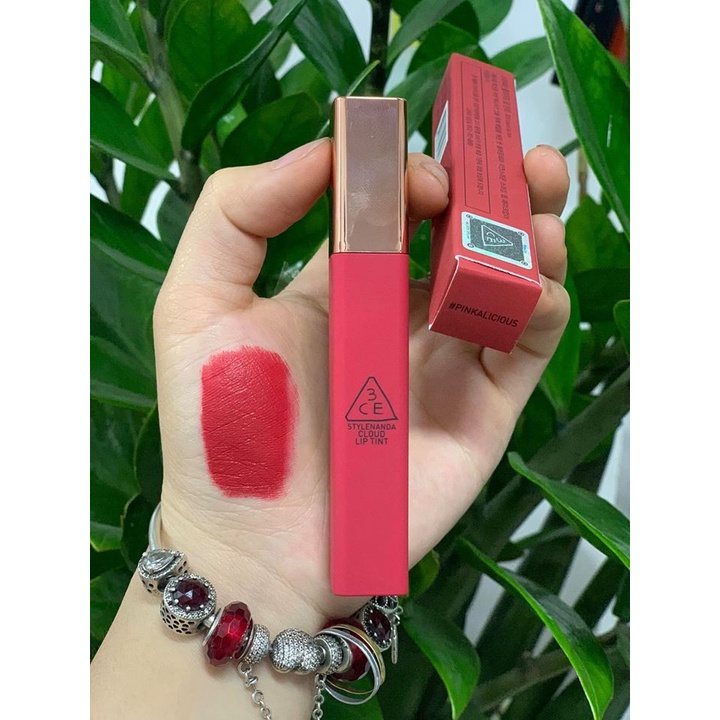 son kem 3CE CLOUD LIP TINT PINKALICIOUS (Đỏ hồng trầm)