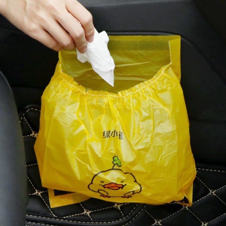 ( #Túi Đựng Rác ) túi vịt đựng rác trên xe oto văn phòng Siêu dính, chịu tải nặng, Siêu dai, Chống rò rỉ nước