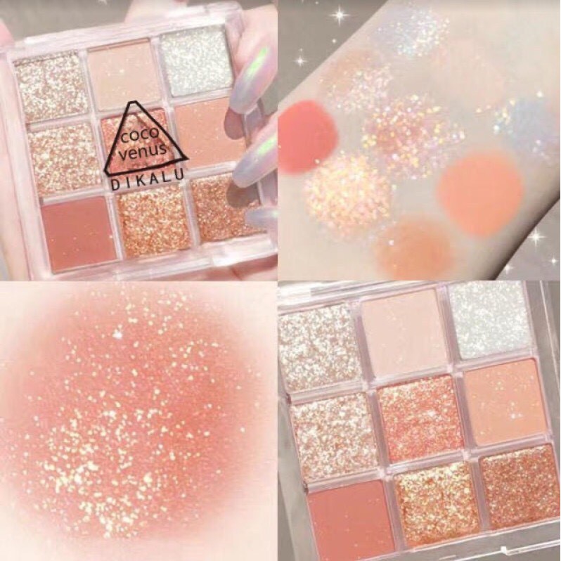 Bảng Mắt Nhũ 9 Ô Vuông Dikalu Baby | BigBuy360 - bigbuy360.vn