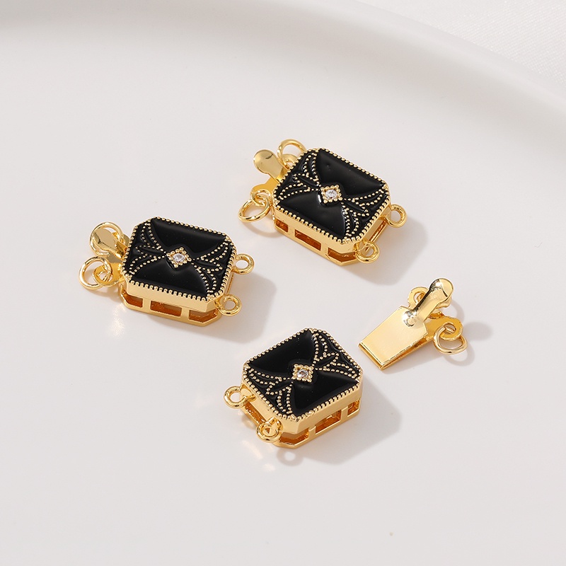 Khóa Cài Vòng Cổ / Vòng Tay Bằng Đồng Mạ Vàng 18K diy Hình Vỏ Sò