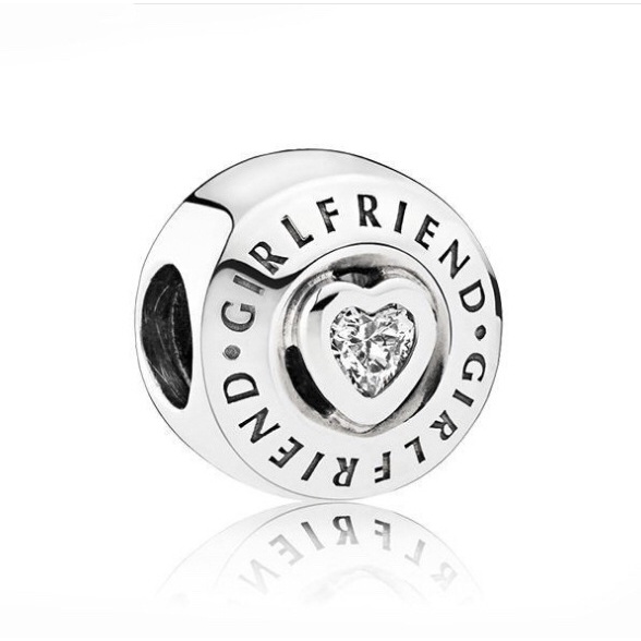 Phụ Kiện Làm Trang Sức Hình Trái Tim Đôi Đính Đá DIY Thời Trang