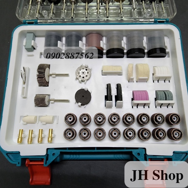 Bộ 357 linh kiện cho máy khoan/mài mini Total TACSD13571