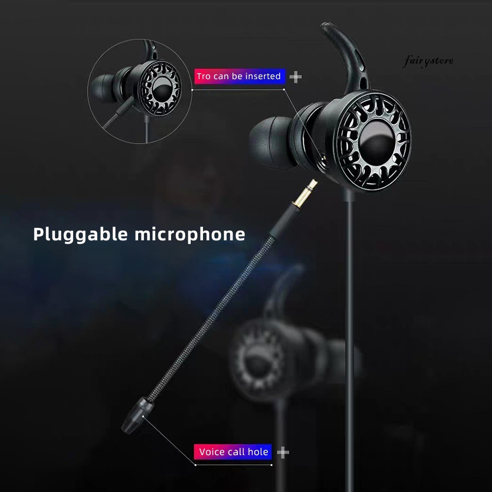 Tai Nghe Chơi Game Có Dây Fs + 3.5mm Kèm Mic