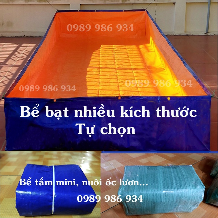 Bể bạt nhiều kích thước bạt Tú Phương loại 1