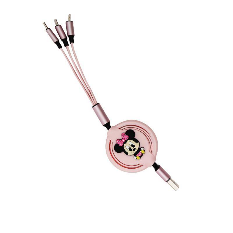 Cáp sạc nhanh đa năng Type C thích hợp cho điện thoại Apple Android trên ô tô mYm9