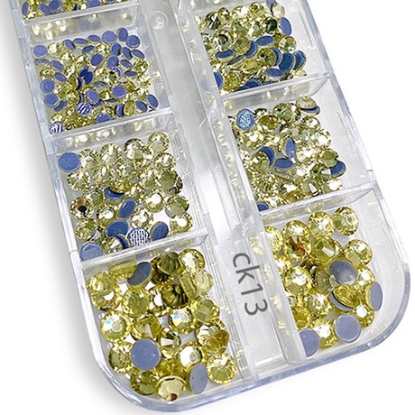 Khay Đá Nail Chân Keo Mix Size Chính Hãng Trang Trí Móng ANGELICA CK13