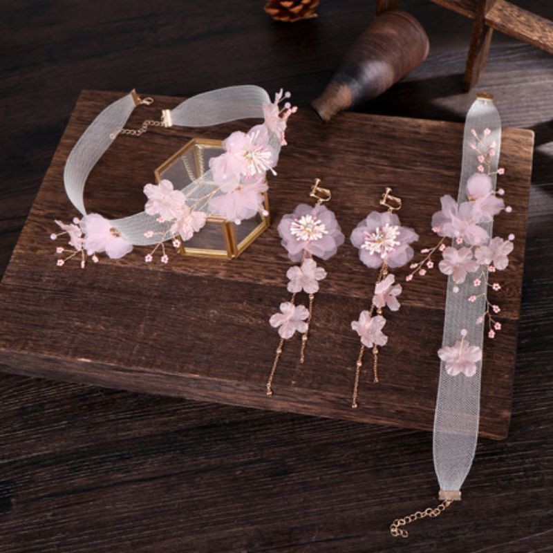 bộ cài tóc cô dâu xinh