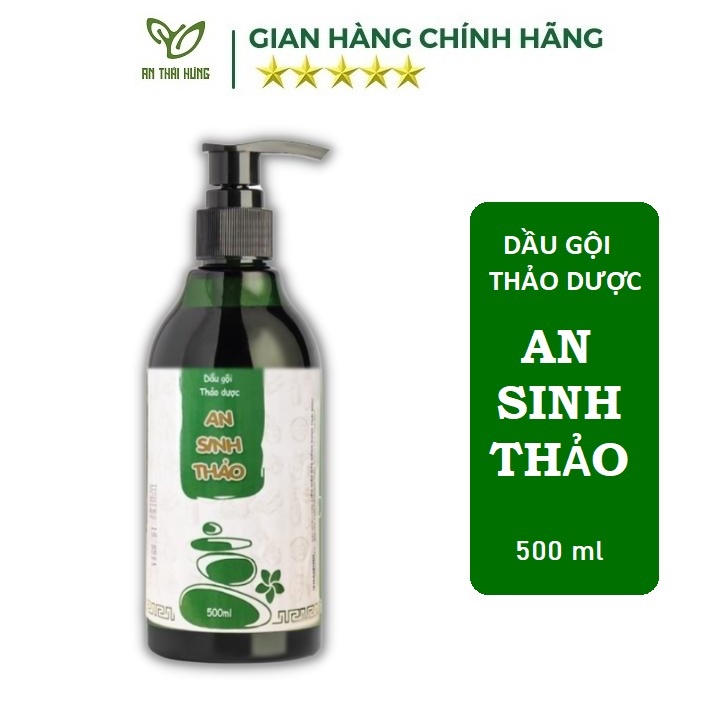 Dầu Gội - Dầu Xả AN SINH THẢO 500ml Sạch bã nhờn, gầu, giúp da đầu thoáng mát, dưỡng tóc, giúp tóc mềm mượt