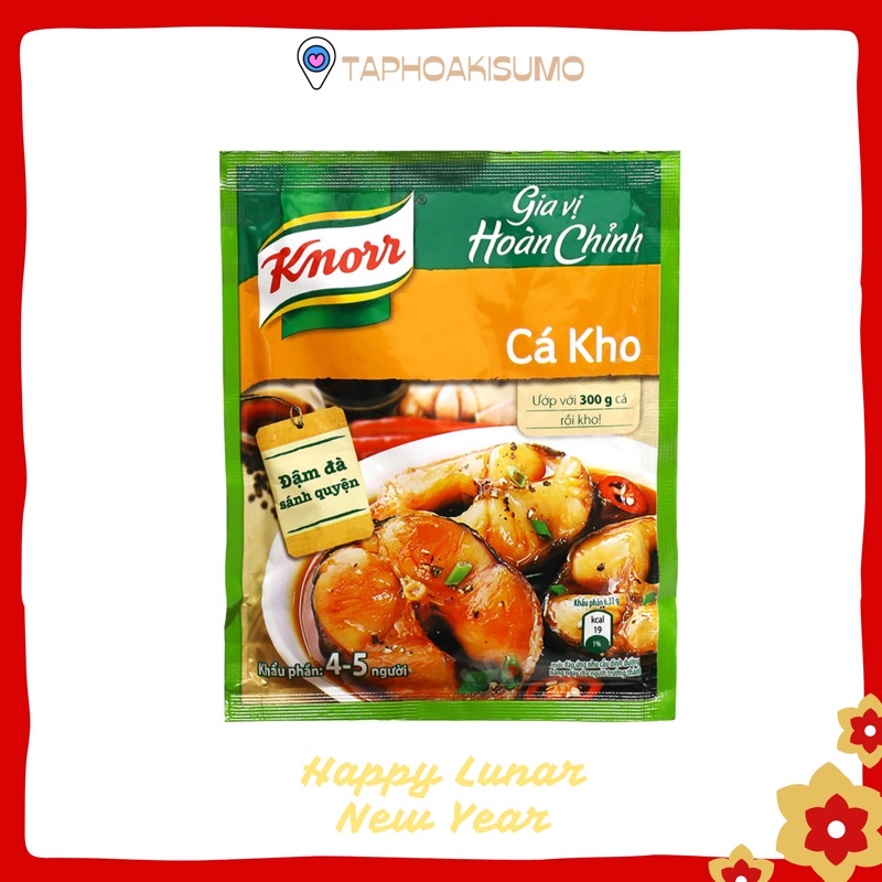 Gia vị cá kho hoàn chỉnh KNORR 28 gram