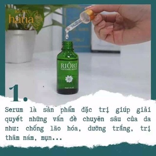 SERUM DƯỠNG DA RIORI
