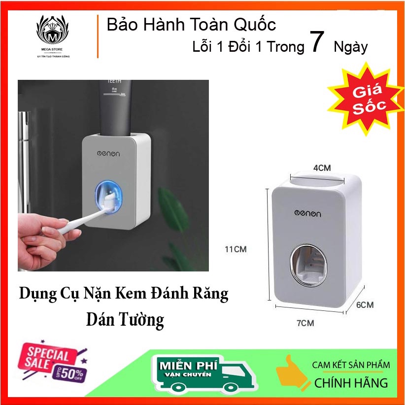 Dụng Cụ Đựng Và Nặn Tuýp Kem Đánh Răng Tự Động - Gắn Tường Tiện Lợi