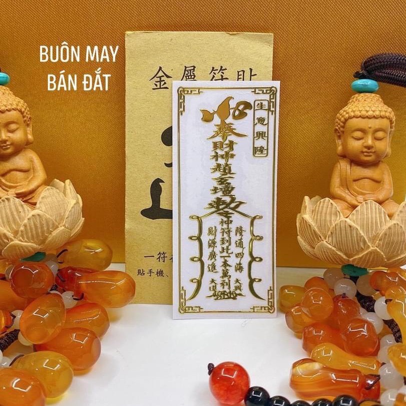 Miếng Dán Điện Thoại Phong Thủy, Tài Lộc, Tình Duyên, May Mắn, Phù Hợp Mọi Người, Đẹp Lung Linh