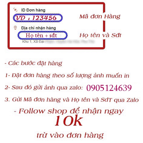 in ảnh 6x9 ép  in theo yêu (in 10 tấm tặng 1 tấm) | BigBuy360 - bigbuy360.vn